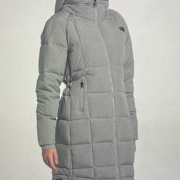 The North Face jacket parka puffer women’s medium gray long “Acropolis” NF0A3XDA - Picture 1 of 12